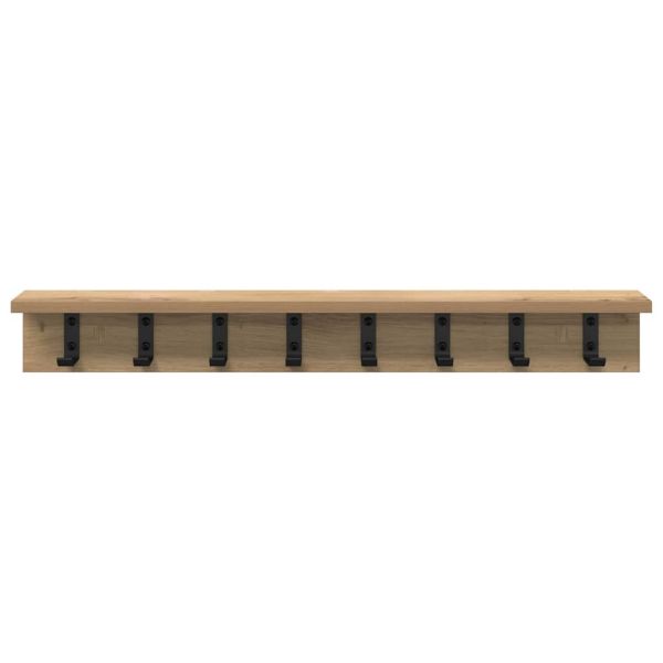 Стенен закачалка за палта Дъб 80 x 10,5 x 10,5 см