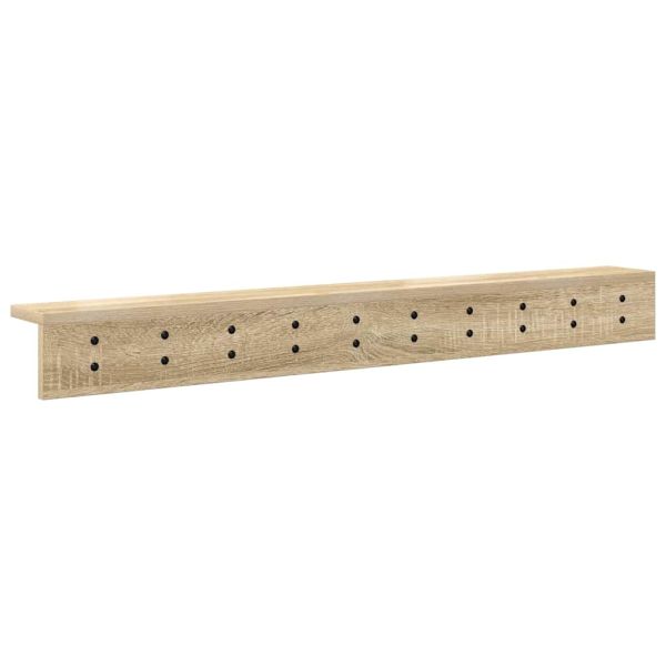 Стенен закачалка за палта Сонома дъб 100 x 10,5 x 10,5 см