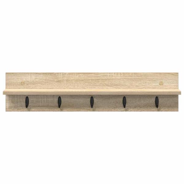 Стенен закачалка за палта Сонома дъб 80 x 10,5 x 18 см