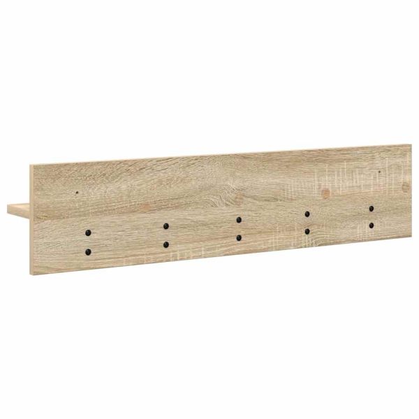Стенен закачалка за палта Сонома дъб 80 x 10,5 x 18 см