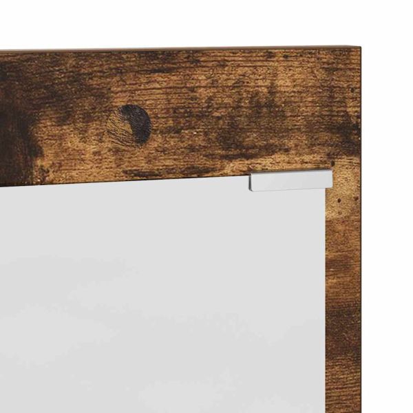 Стенен закачалка за палта с рафт Димян дъб 90 x 10 x 50 см