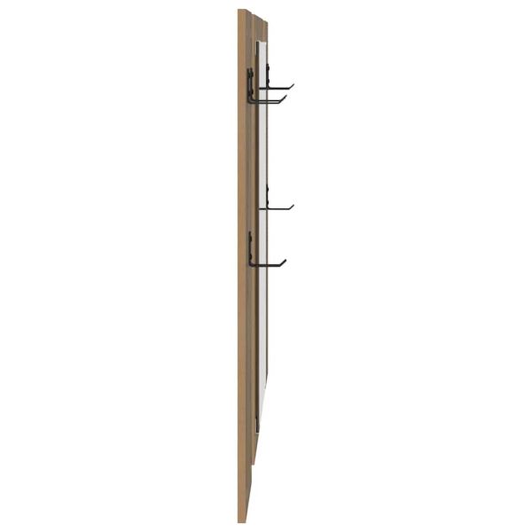 Стенен закачалка за палта Дъб 96 x 1,5 x 90 см Инженерно дърво