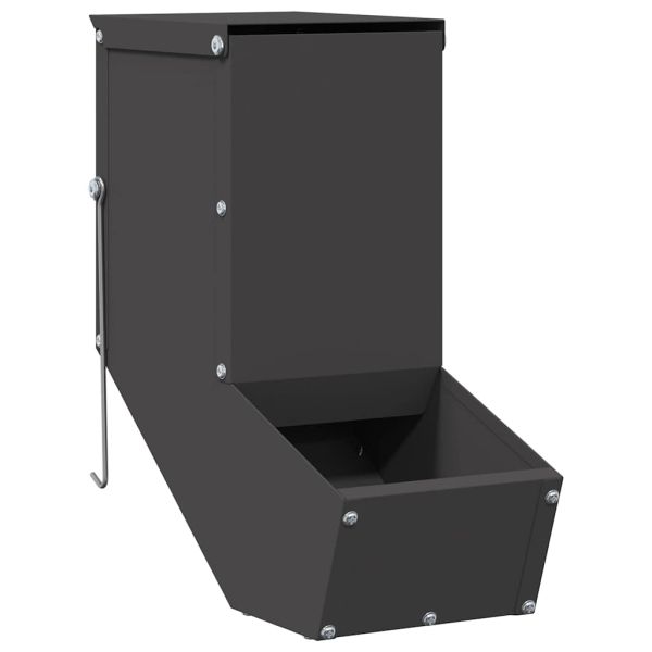 Хранилка за зайци Черно 12,5 x 26 x 28,5 см