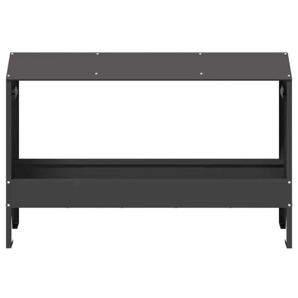 Хранилка за пилета Черно 81 x 32 x 53,5 см