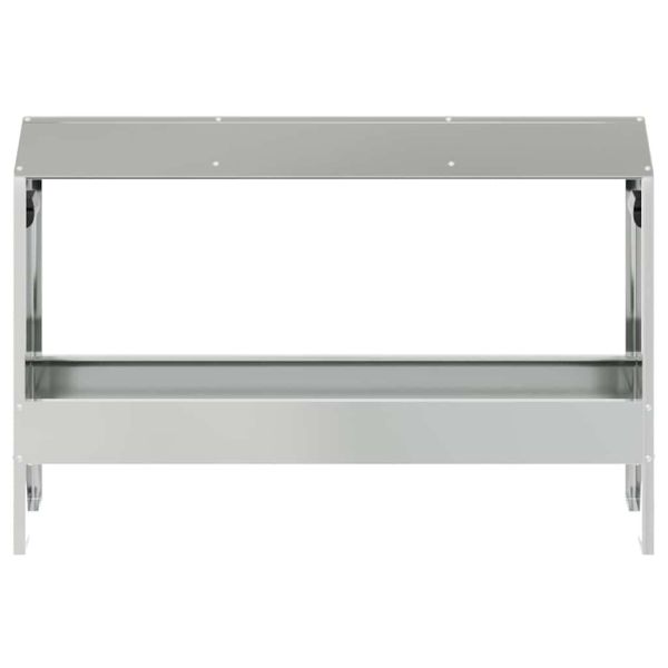 Хранилка за пилета Сребрист 81 x 32 x 53,5 см