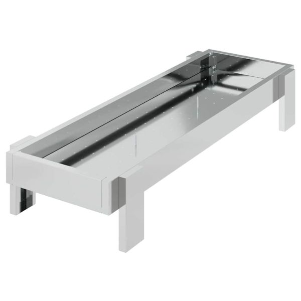 Хранилка за пилета Сребрист 80 x 28 x 13.5 см