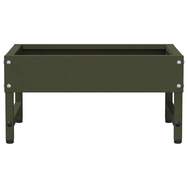 Хранилка за птици Маслинено зелено 80 x 28 x 13.5 см