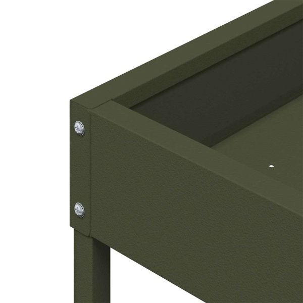 Хранилка за птици Маслинено зелено 80 x 28 x 13.5 см