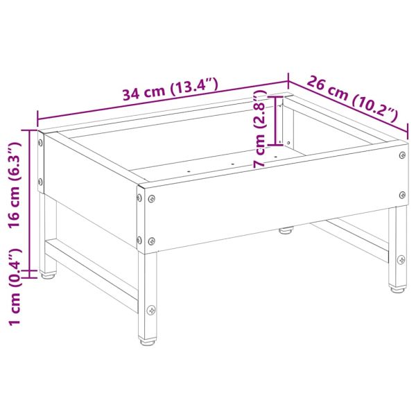Хранилка за птици Сребрист 80 x 28 x 13.5 см