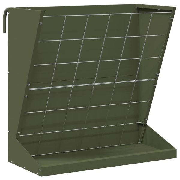 Хранилка за сено Маслинено зелено 71 x 33 x 70 см