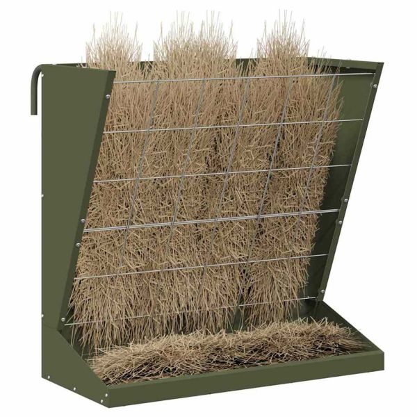 Хранилка за сено Маслинено зелено 71 x 33 x 70 см