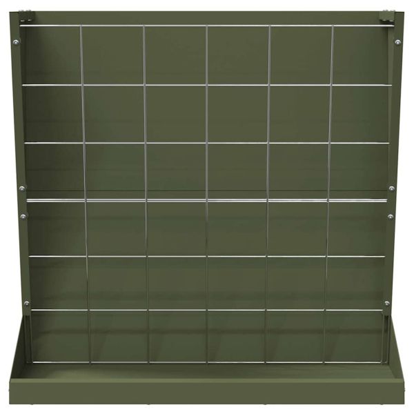 Хранилка за сено Маслинено зелено 71 x 33 x 70 см