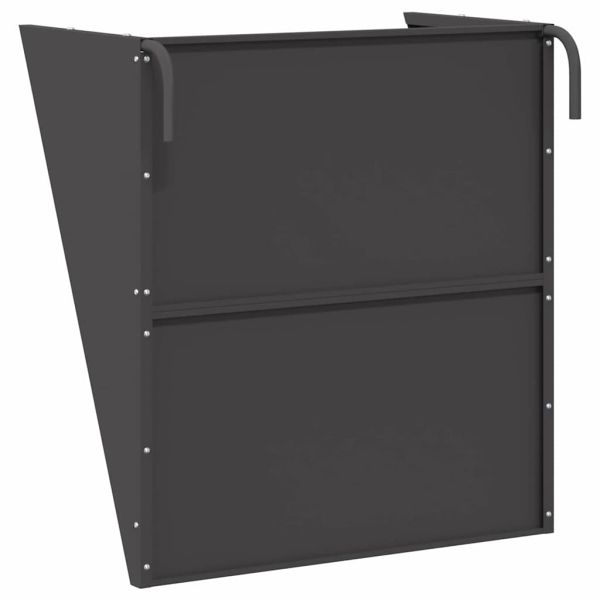 Висяща хранилка за сено Черно 61 x 33 x 66 см