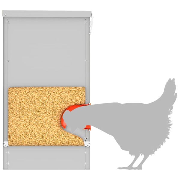 Кокошарник Сребрист 60,5 x 29 x 51 см Галванизирана стомана