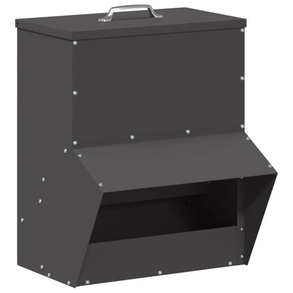 Кокошарник Черно 20 x 25 x 35 см Студено валцована стомана