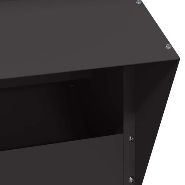 Кокошарник Черно 20 x 25 x 35 см Студено валцована стомана