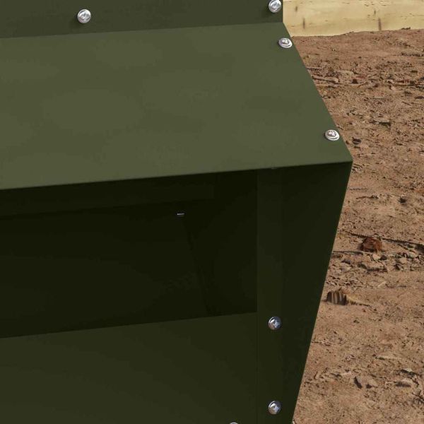 Кокошарник Маслинено зелено 20 x 25 x 35 см