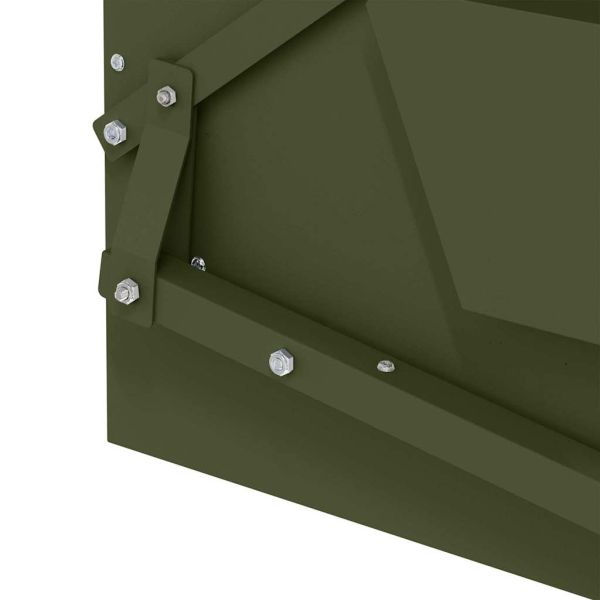 Кокошка Т ределна хранилка Маслинено зелено 50 x 40 x 29 см