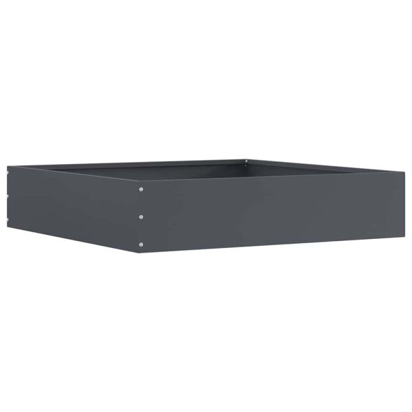 Ограда за трева Антрацит 60 x 60 x 13 см Стомана