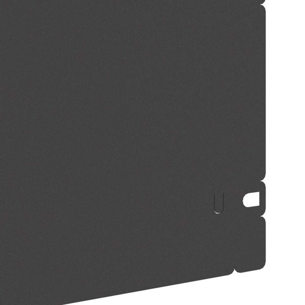 Ограничители за тревни площи 20 pcs Черно 103 x 0,05 x 22 см
