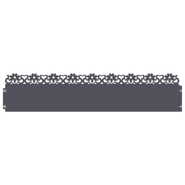 Ограничители за тревни площи 20 pcs Антрацит 103 x 0,05 x 22 см