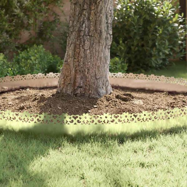 Ограничители за тревни площи 20 pcs Сребрист 103 x 0,05 x 22 см