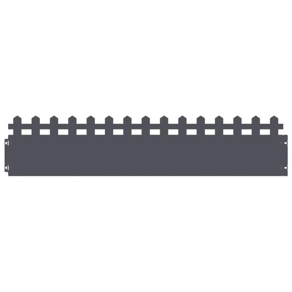 Ограничители за тревни площи 20 pcs Антрацит 103 x 0,05 x 22 см