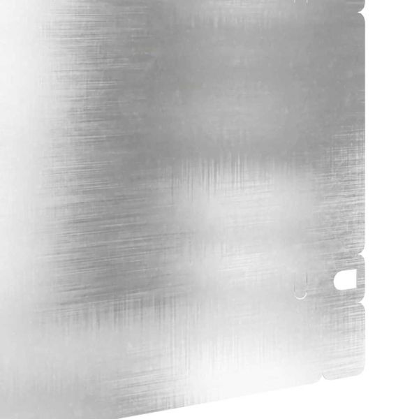 Ограничители за тревни площи 20 pcs Сребрист 103 x 0,05 x 22 см