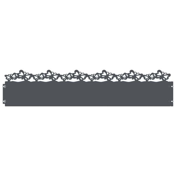 Ограничители за тревни площи 30 pcs Антрацит 103 x 0,05 x 22 см
