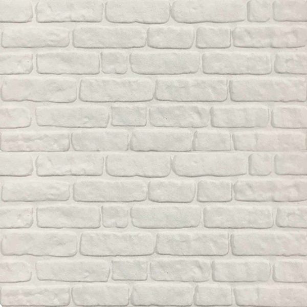 Стенни панели 10 pcs Бяло 100 x 50 cm EPS пяна