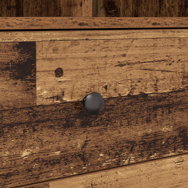 Бюро с чекмедже с рафт със съхранение 2 pcs Старо дърво