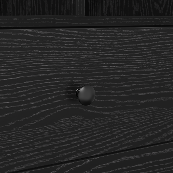 Бюро с чекмедже с рафт със съхранение 2 pcs Черния дъб