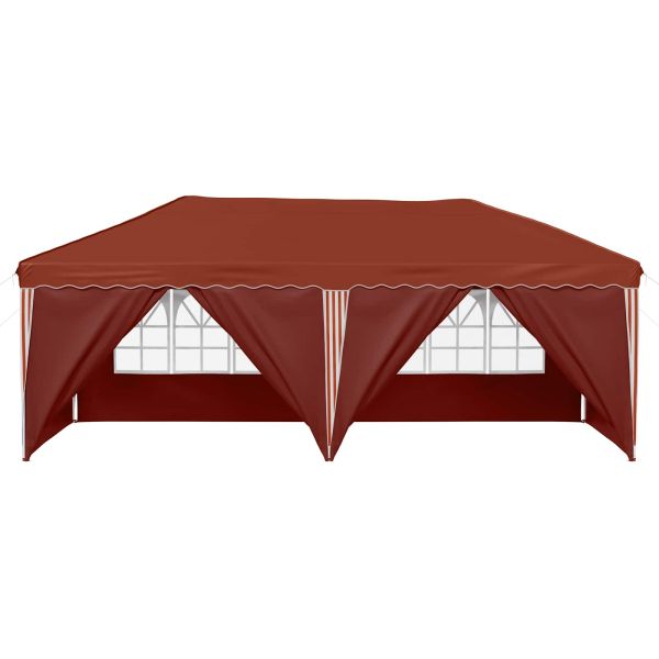 Поп-ъп парти палатка 575 x 288 x 245 см Теракота