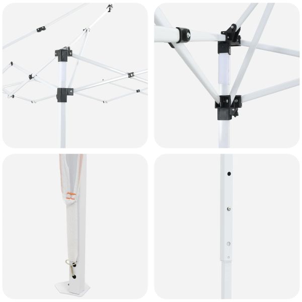 Поп-ъп парти палатка 575 x 288 x 245 см Оранжево