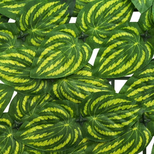 Завеса за балкон с листа Зелен и жълт 200 x 100 cm