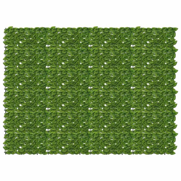 Завеса за балкон с листа Зелен и жълт 200 x 150 cm