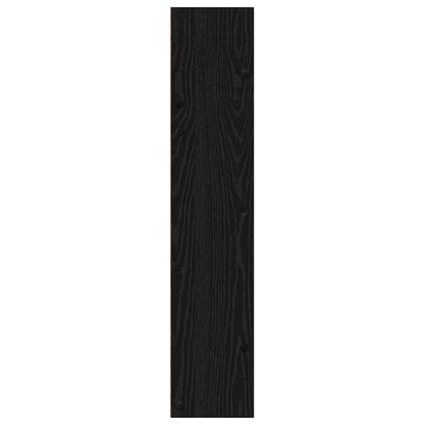 Шкаф за обувки 2 pcs Черния дъб 60 x 18 x 90 см Инженерно дърво