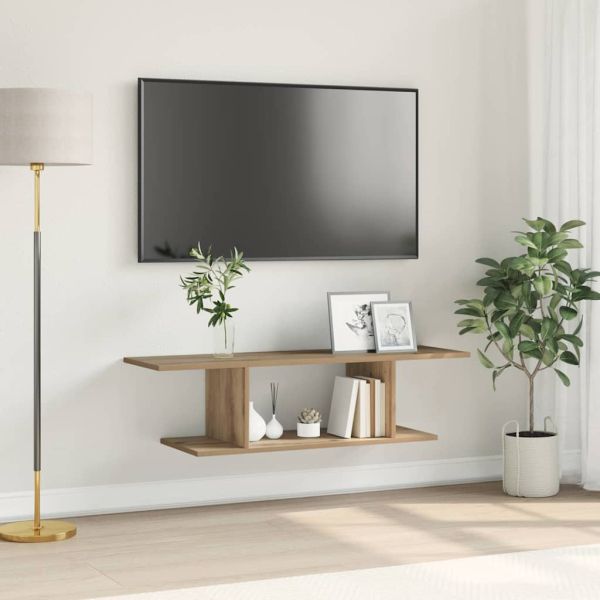 Комплект ТВ шкаф Кафяво 103 x 30 x 26,5 см Инженерно дърво