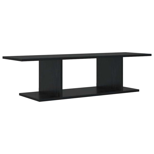 Комплект ТВ шкаф Черно 103 x 30 x 26,5 см Инженерно дърво