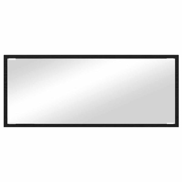 Огледало с огледало Черния дъб 90 x 8,5 x 37 см Инженерно дърво