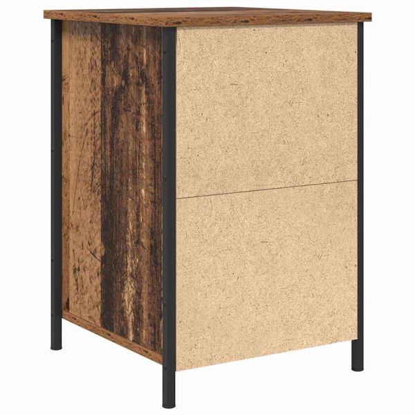 Нощен шкаф 2 pcs Старо дърво 40 x 42 x 60 см Инженерно дърво