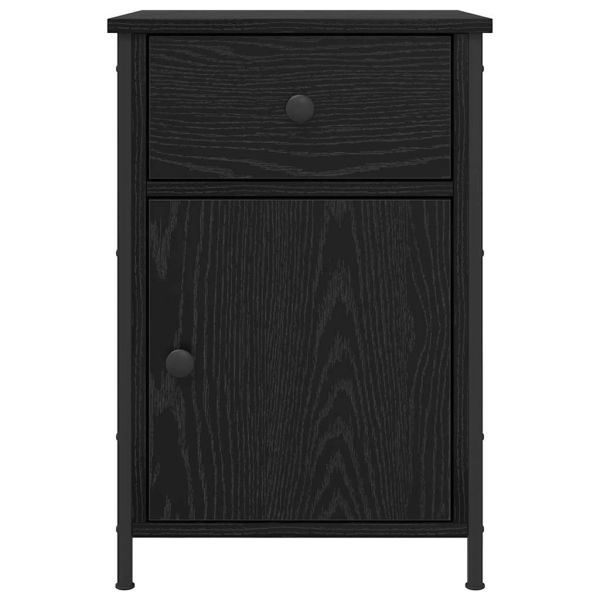 Нощен шкаф 2 pcs Черния дъб 40 x 42 x 60 см Инженерно дърво