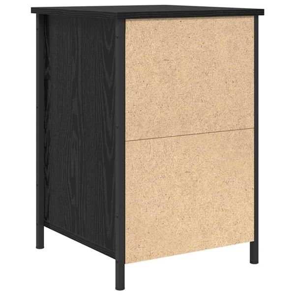 Нощен шкаф 2 pcs Черния дъб 40 x 42 x 60 см Инженерно дърво