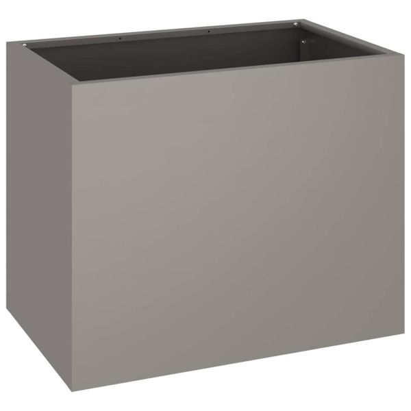 Градинска саксия Патинираща стомана 50 x 32 x 40 см