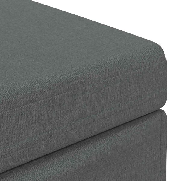 Стук Тъмен сив 81 x 41 x 40 cm Текстил и конструирано дърво