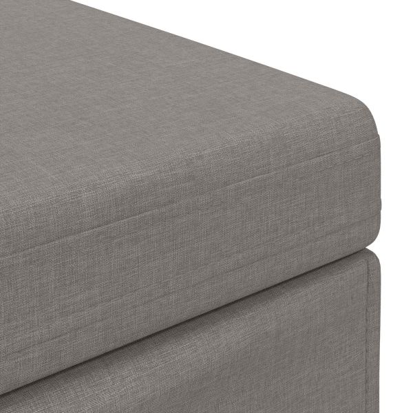 Стук Таупе 81 x 41 x 40 cm Текстил и конструирано дърво