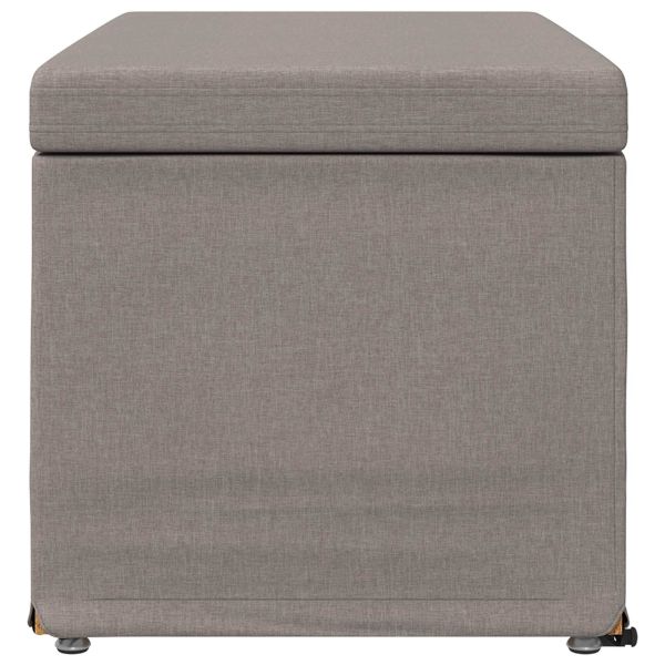 Стук Таупе 81 x 41 x 40 cm Текстил и конструирано дърво