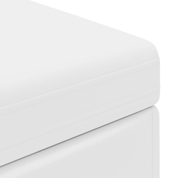 Стук Бяло 101 x 41 x 40 см Искусствена и инженерна дървесина