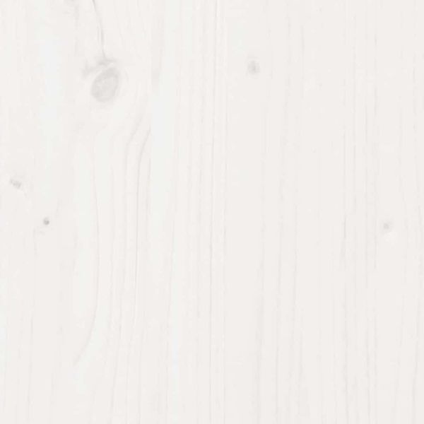 Рамка за легло с таблото Бяло 80 x 200 cm Инженерно дърво