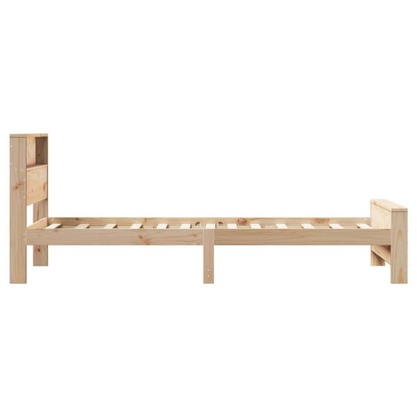 Рамка за легло с таблото Кафяво 75 x 190 cm Инженерно дърво